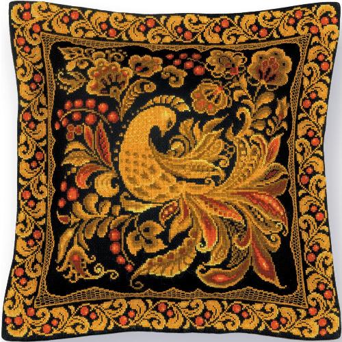 Khokhloma Painting Cushion Counted Cross Stitch Kit 15 75 X