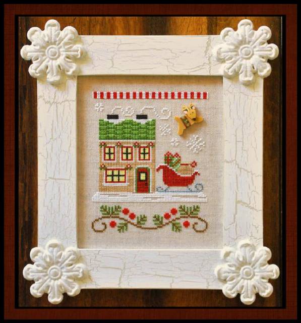 Santa's Sleighworks - Santa's Village #9 - Cross Stitch Chart