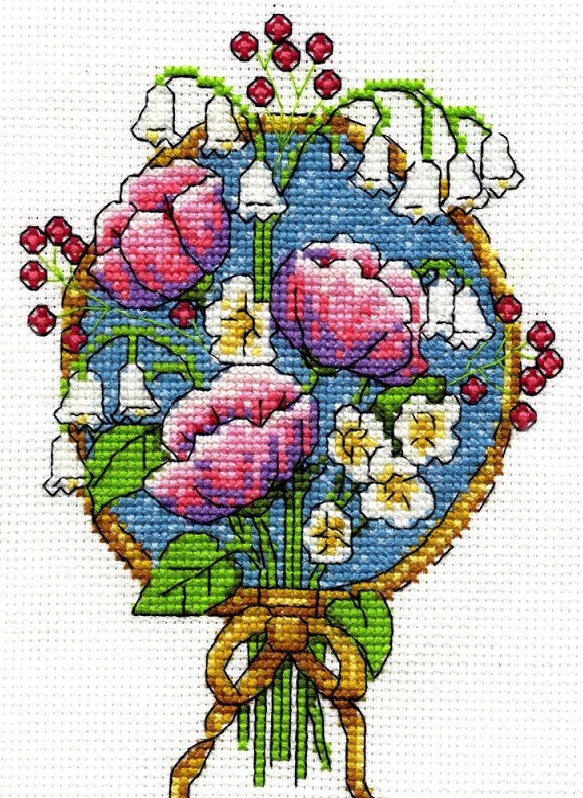 Yellow Lily (14 Count) - Counted Cross Stitch Kit 5.1 X 6.7: Stitch-It  Central