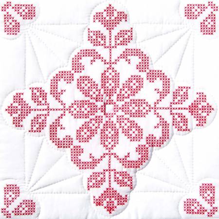 Stamped cross stitch quilts deals