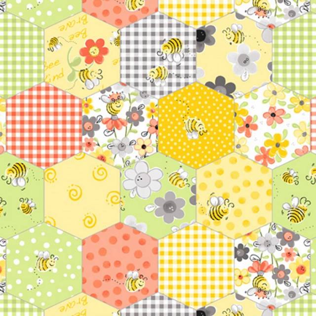 Sweet Bees - SB20364-310 - Quilting Fabric