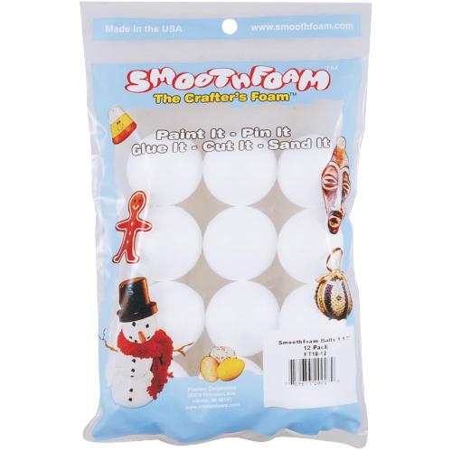 Smoothfoam Balls 1 5 12 Pkg Stitch It Central Smoothfoam Balls 1 5 12 Pkg Stitch It Central