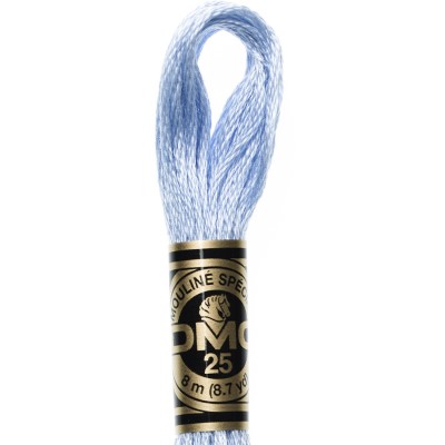 DMC Stranded Cotton Embroidery Thread - 3840 - Matches 'Forget-me-not