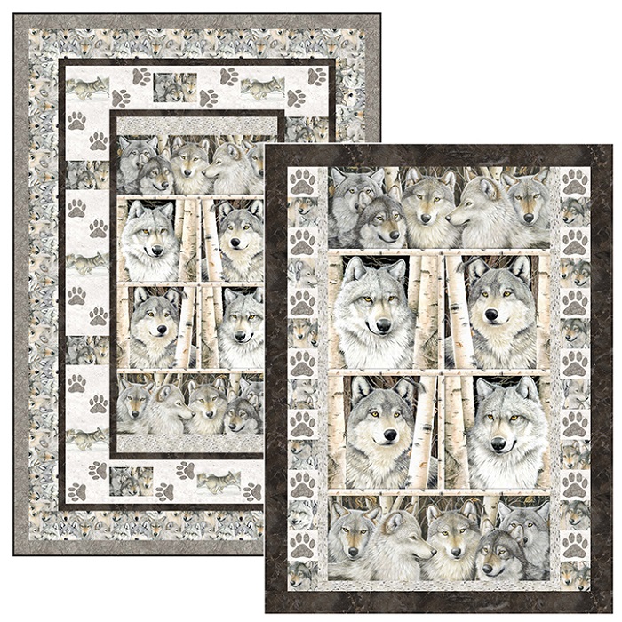 --Gray Wolves PTN2843 - Quilting Pattern: Stitch-It Central
