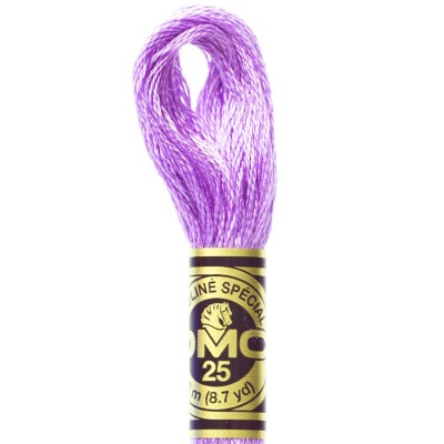 209 Dark Lavender - DMC 6-Strand Cotton Floss: Stitch-It Central