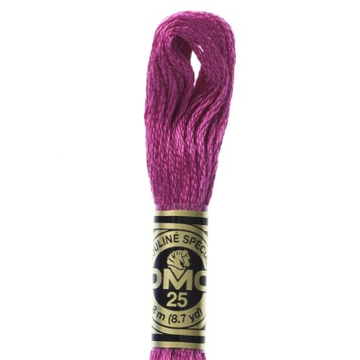 718 Plum - DMC 6-Strand Cotton Floss: Stitch-It Central