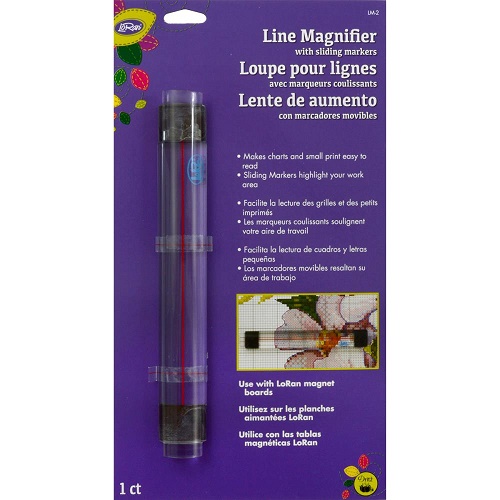 Pattern Line Magnifiers LoRan Line Magnifier With Sliding Markers LM2: Stitch-It Central