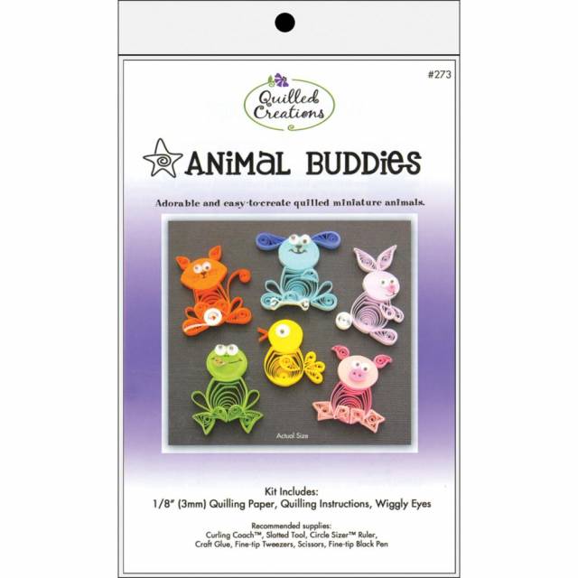 Animal Buddies - Quilling Kit