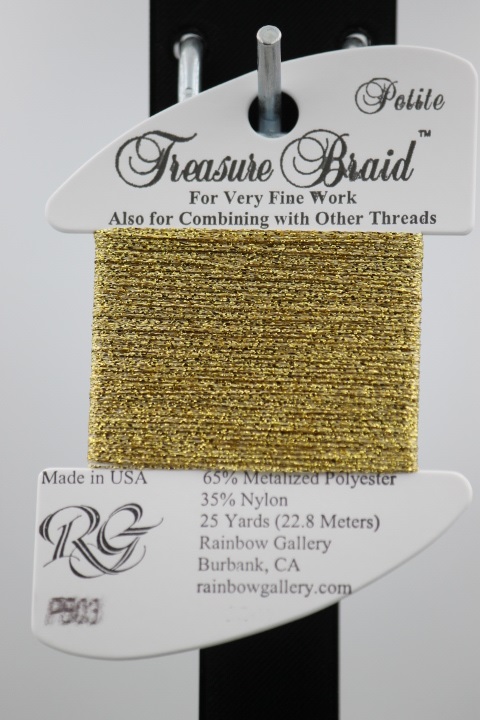 PB03 - Gold Petite Treasure Braid: Stitch-It Central