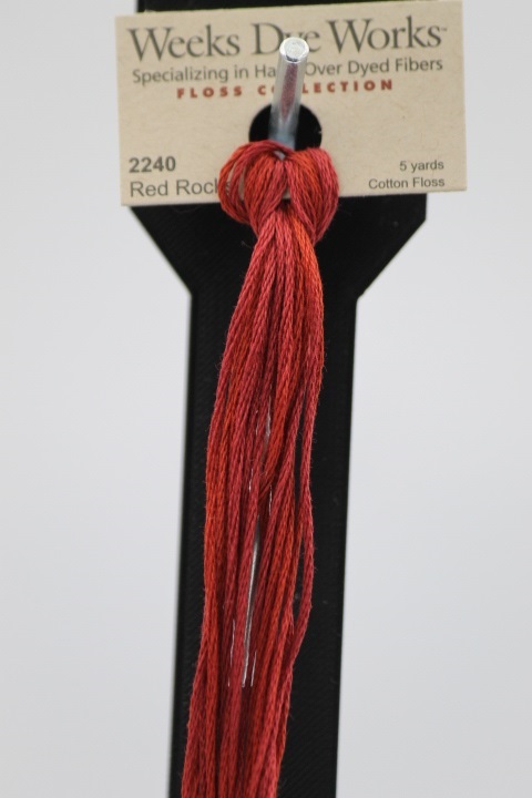 2240 Red Rocks - Weeks Dye Works Floss: Stitch-It Central