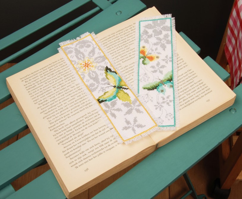 Bookmarks Butterfly (14 Count) Counted Cross Stitch Kit StitchIt