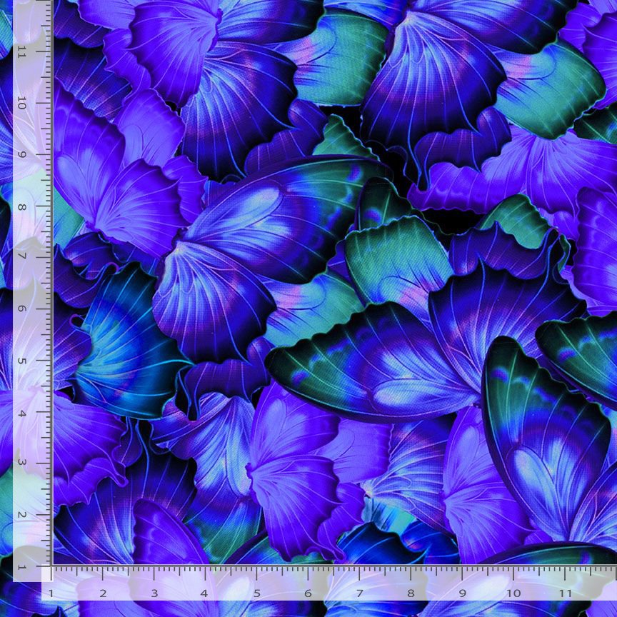 Cosmic Butterfly - Purple Packed Bright Butterflies Wings CD1837