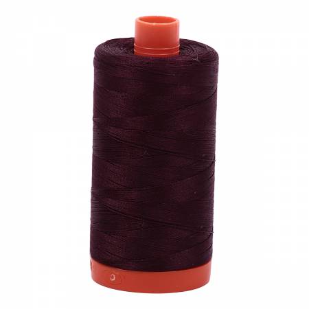 Aurifil 50 wt Cotton 2465 Very Dark Brown Aurifil 50 wt Cotton 2465 Very Dark Brown