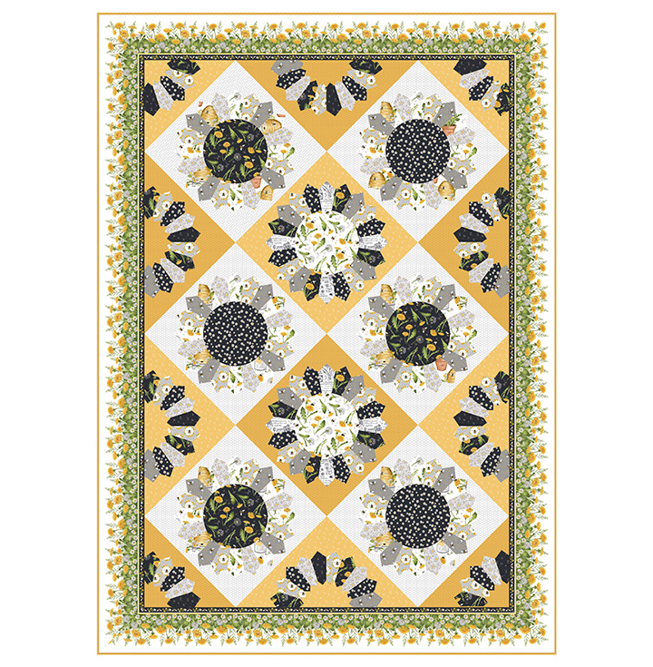 Sunflowers - PTN3149 - Quilting Pattern: Stitch-It Central