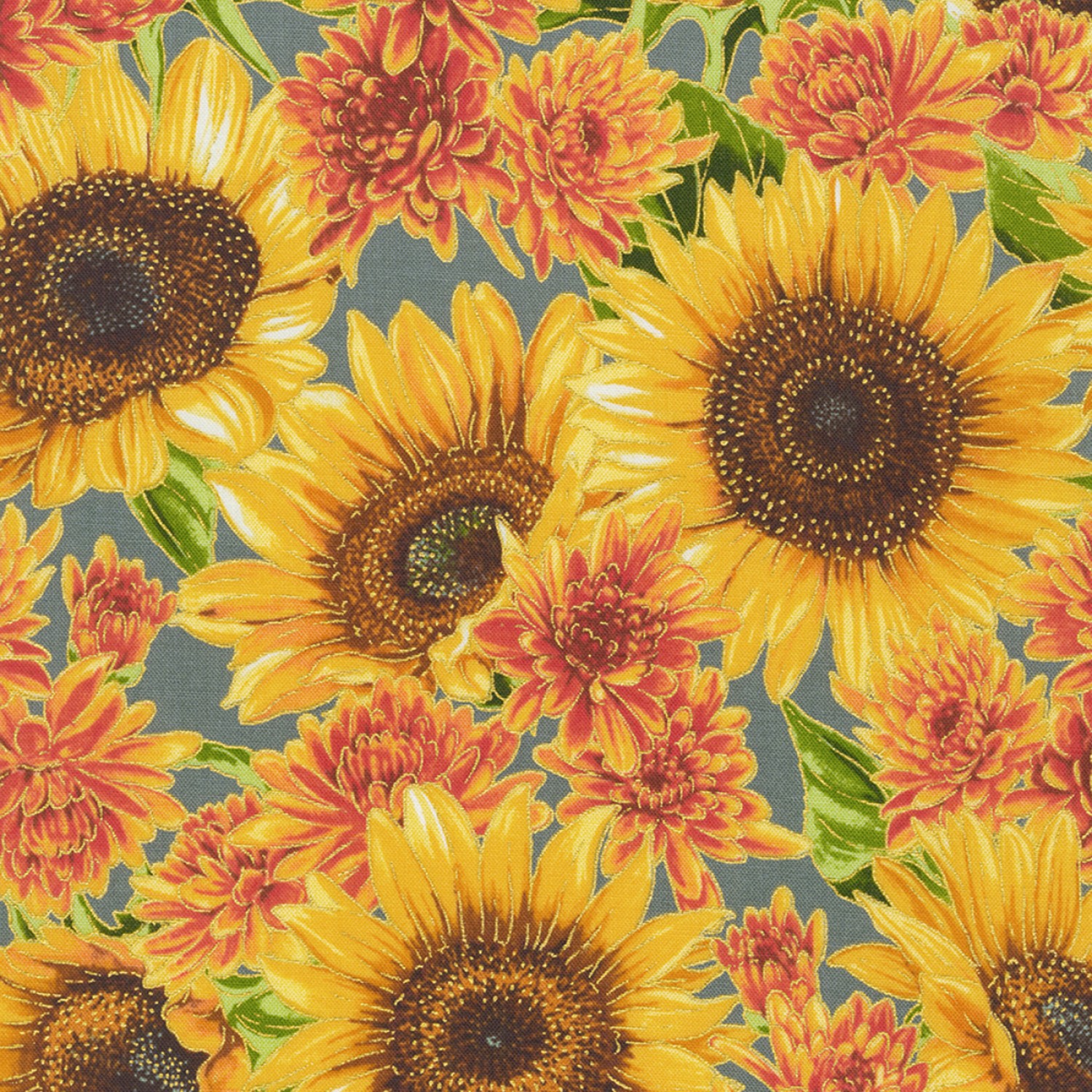 Sunflower fabric hot sale