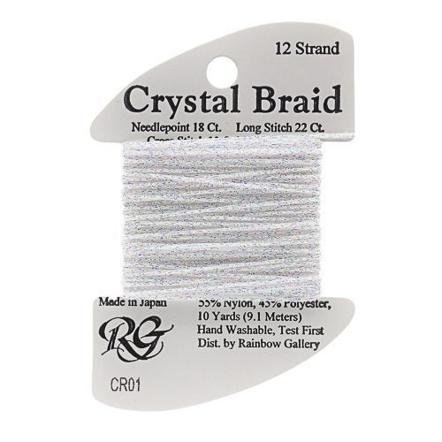 CR01 White Pearl - Crystal Braid Rainbow Gallery: Stitch-It Central