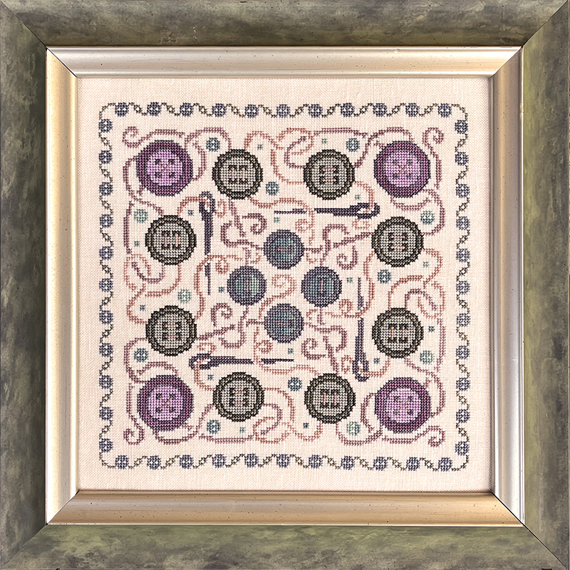 Button, Button - Cross Stitch Chart: Stitch-It Central