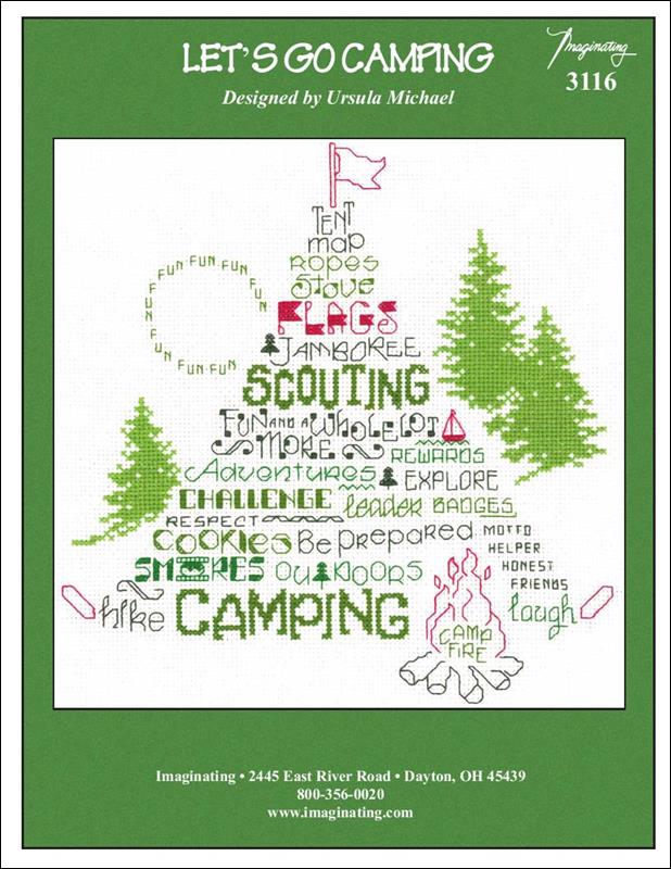 Let's Go Camping Cross Stitch Chart StitchIt Central
