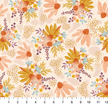 Thicket & Bramble - Floral on Cream 90749-11 - Quilting Fabric