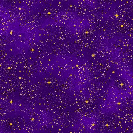 Cosmos - Purple Stars In The Firmament Metallic CM2546-PURPLE