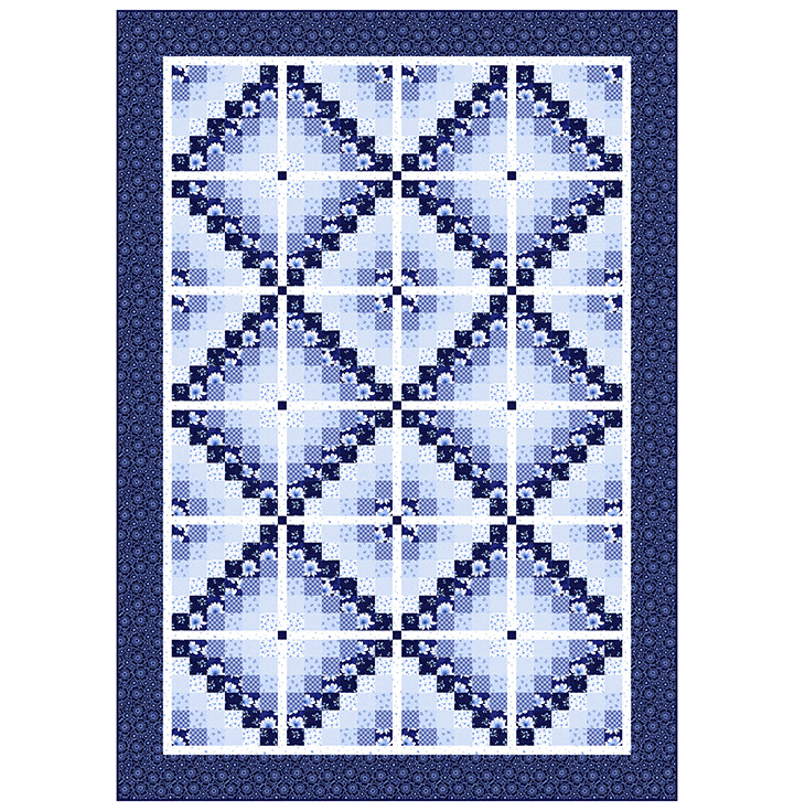 Madison Six Diamonds PTN5082 - Quilting Pattern: Stitch-It Central