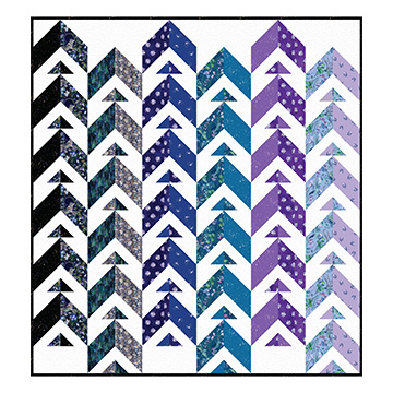 Chevron Points PTNF67 Quilting Pattern