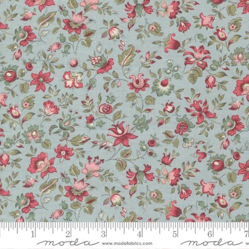 Antoinette - French Blue Picardie Small Floral 513952-14 - Quilting Fabric:  Stitch-It Central