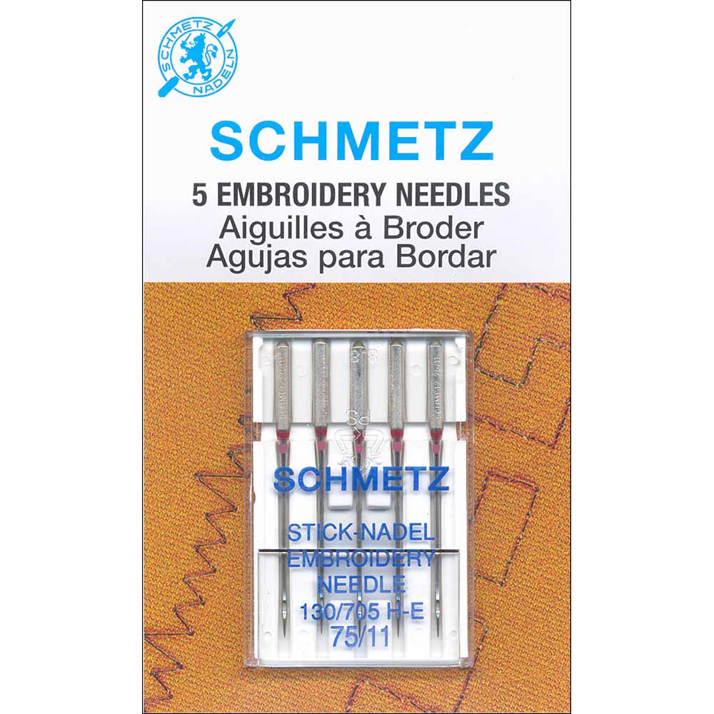 Schmetz Embroidery Machine Needles Size 75/11 #1745 (5/Pkg