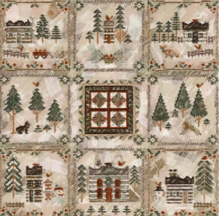 Log Cabin Christmas - Threads Pack: Stitch-It Central
