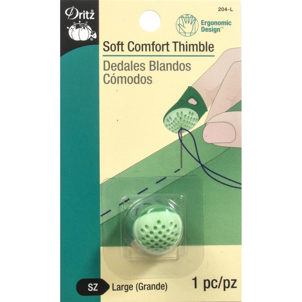 Dritz Soft Comfort Thimble Large 204L: Stitch-It Central
