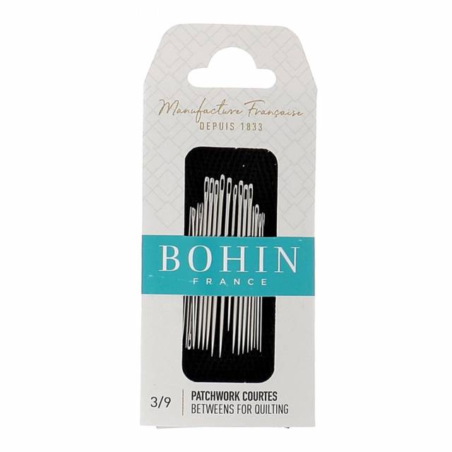 Bohin Betweens Patchwork/Quilting Needles Assorted Sizes 3/9 (#A1/2F) (20/Pkg)