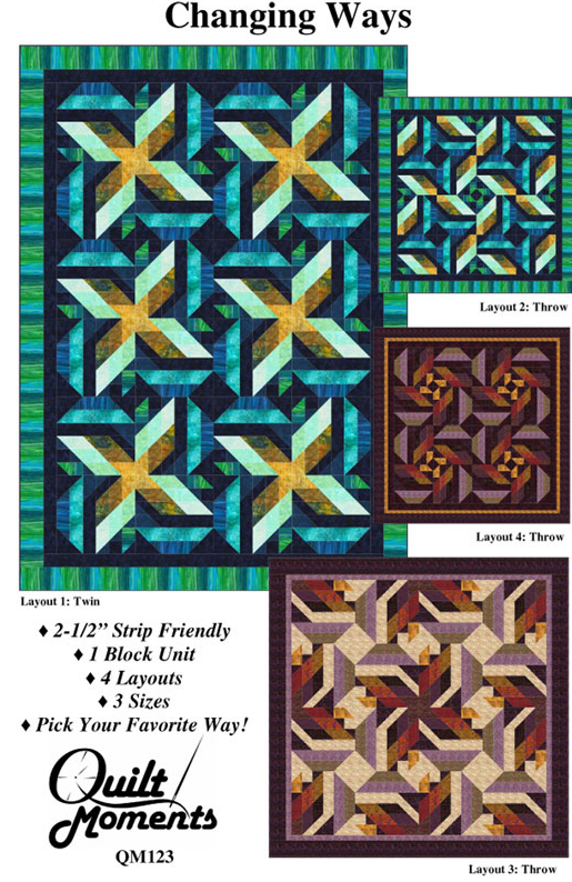 yページ　qm Changing Ways QM123 - Quilting Pattern: Stitch-It Central