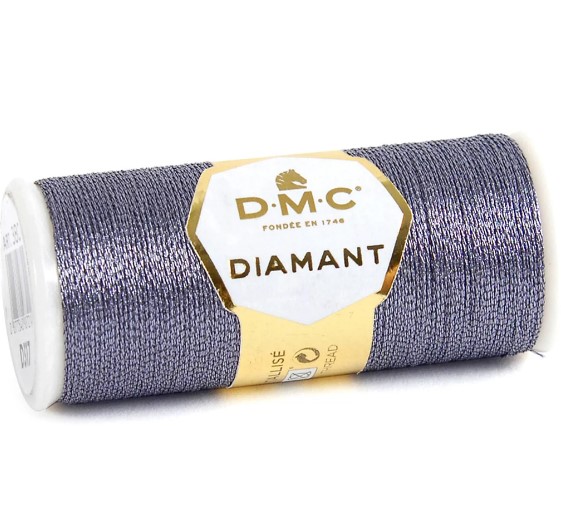 DMC Diamant Metallic Thread Anthracite D317 DMC Diamant Metallic Thread Anthracite D317