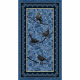 Blackbirds Calling - Navy 24" Panel 3209P-77- Quilting Fabric