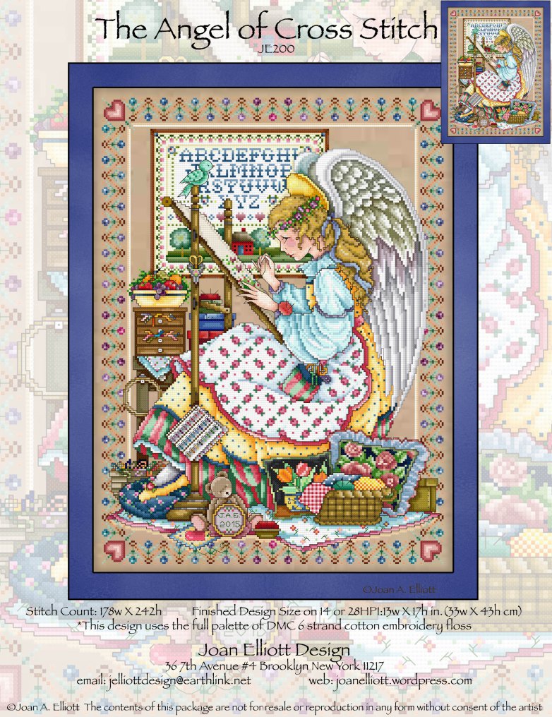 The Angel of Cross Stitch JE200 Cross Stitch Chart StitchIt Central