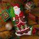 Bucilla Santa's Quilted Delight 18" Long - Felt Applique Kit
