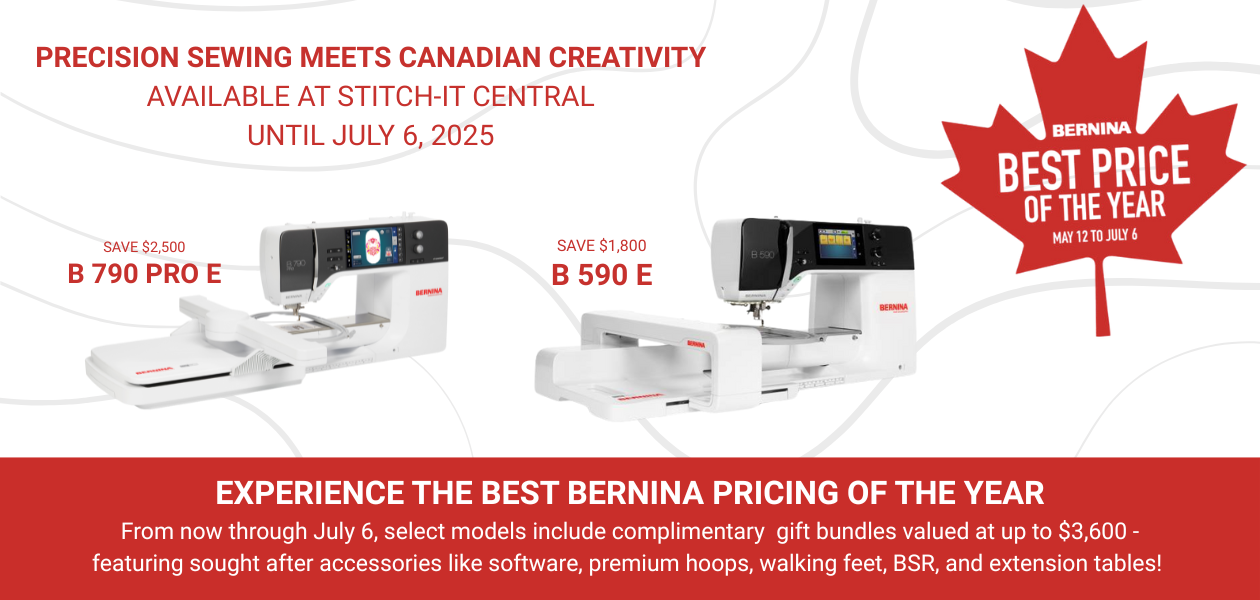 Experience the Best Bernina Pricing of the Year until July 6, 2025