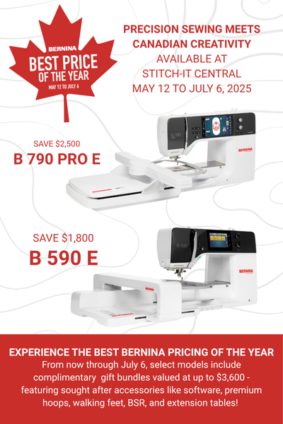 Experience the Best Bernina Pricing of the Year until July 6, 2025