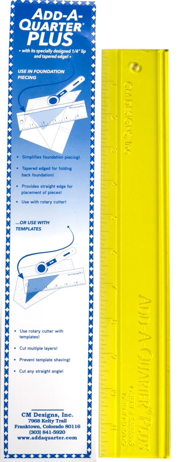 Add A-Quarter Ruler 12
