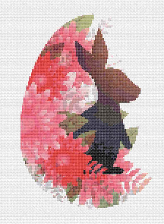 Silhouette Rabbit - Cross Stitch Chart: Stitch-It Central