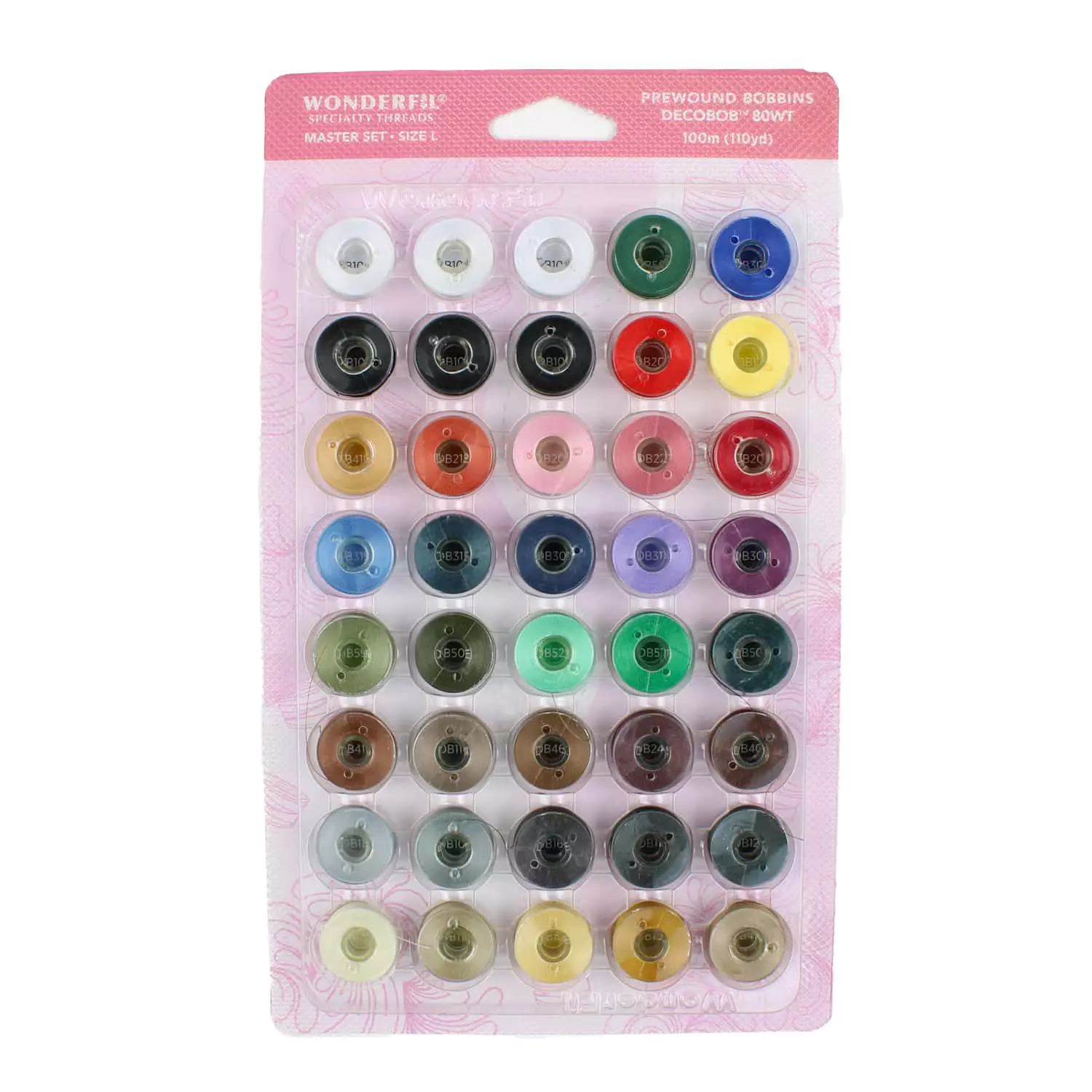 DecoBob Pre-Wound Bobbins – Size L Master Set (80wt): Stitch-It Central