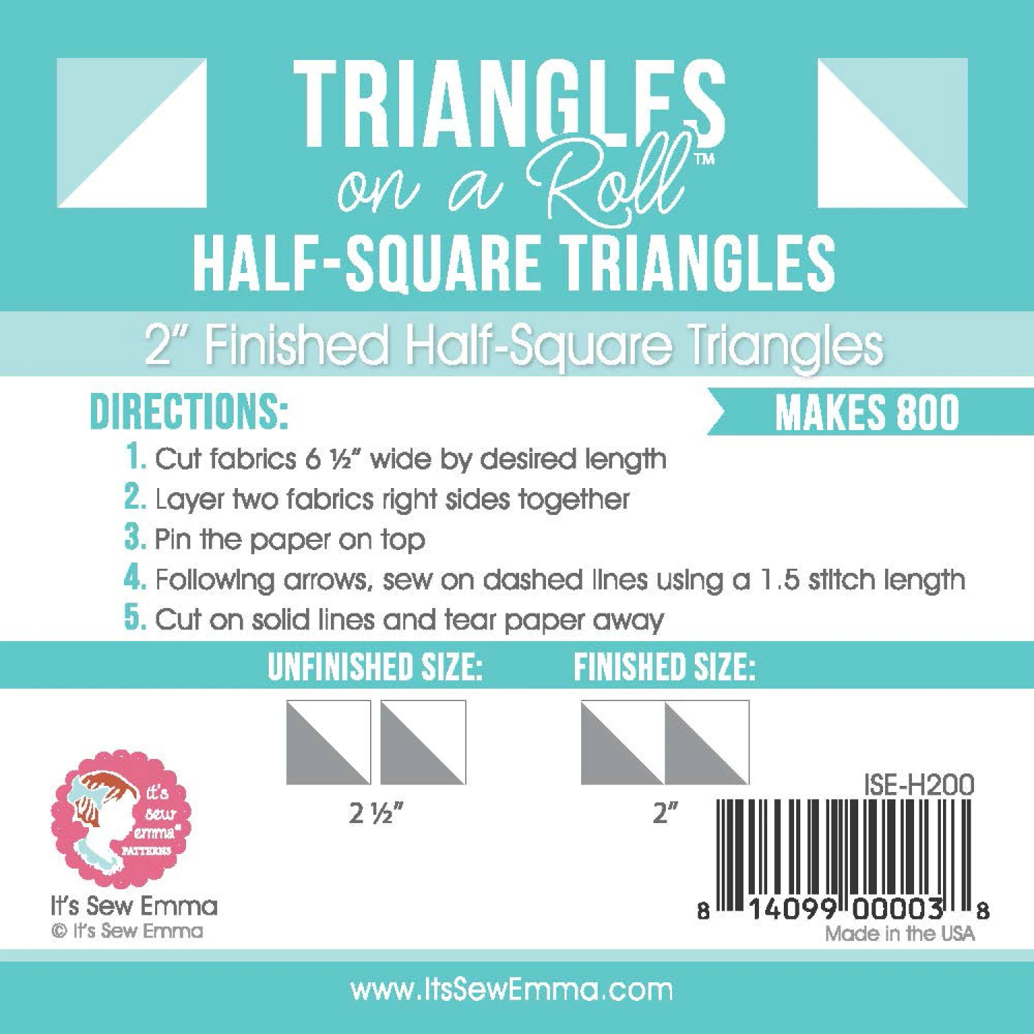 Triangles on a Roll 2