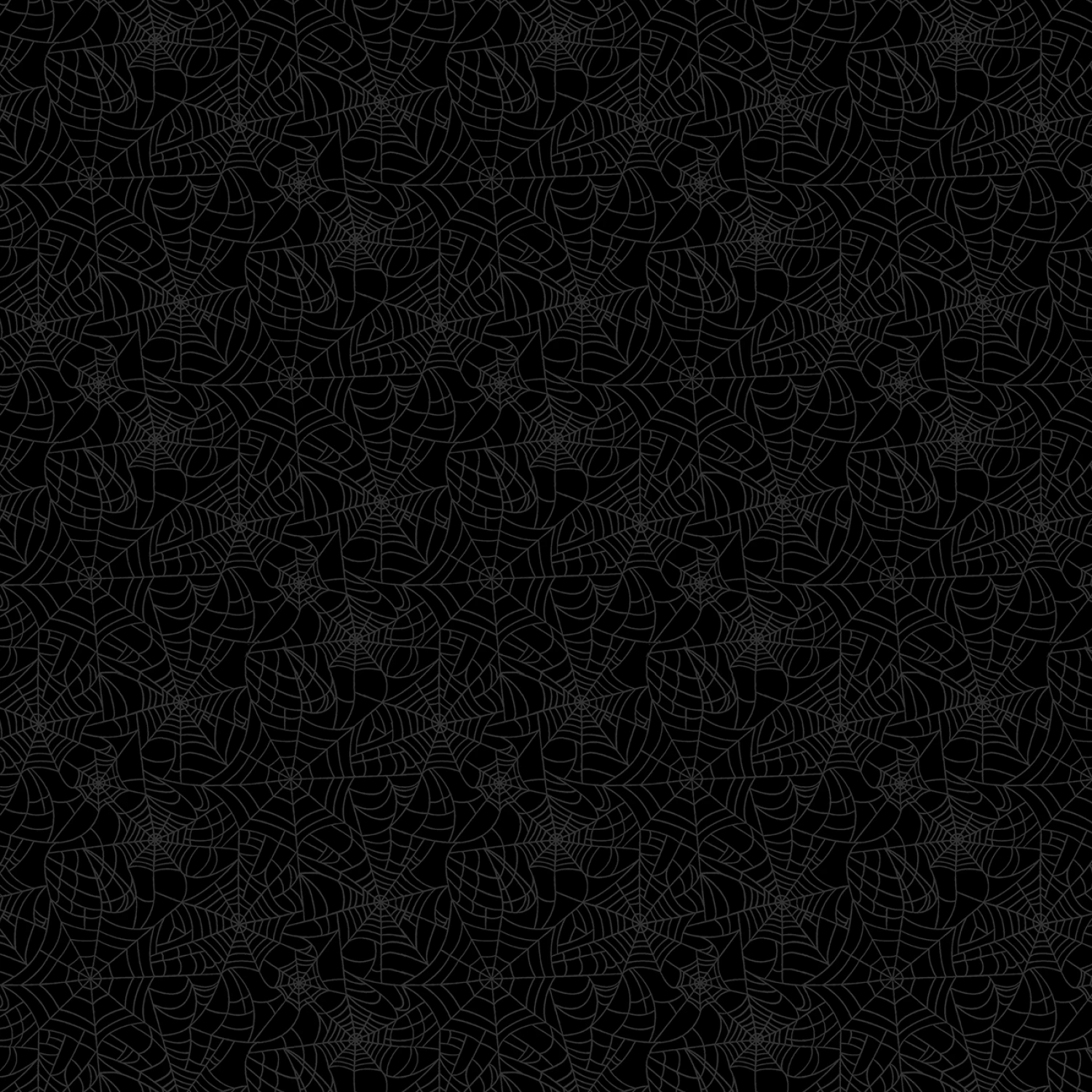 Hue Basics - Black Spider Webs #C3914-BLACK - Quilting Fabric: Stitch ...