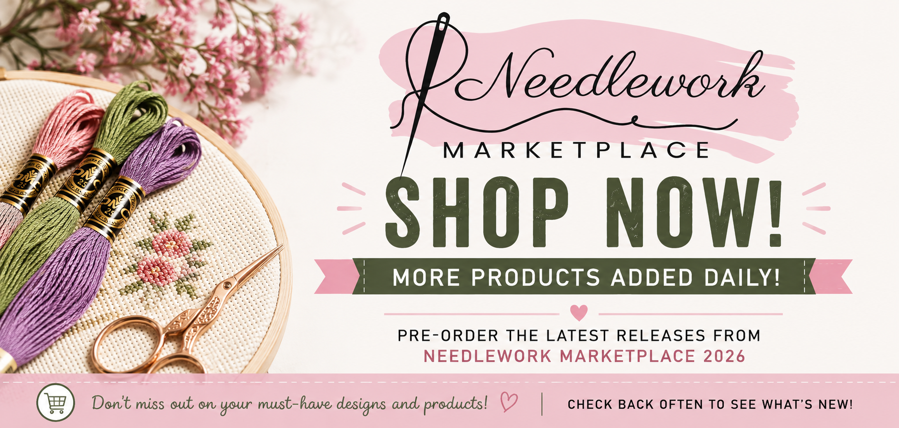 Needlework Marketplace 2026 - Pre-order now!