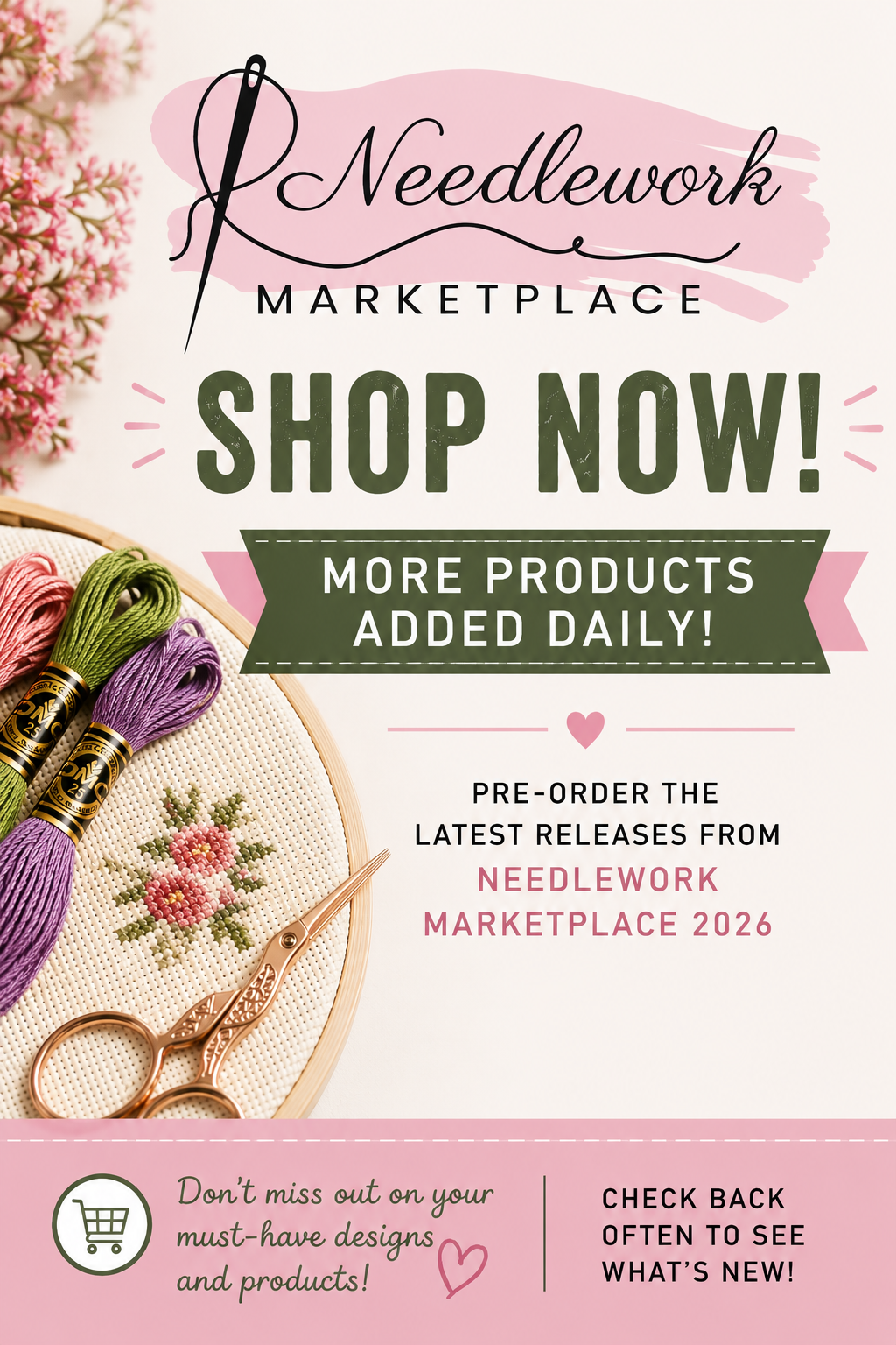 Needlework Marketplace 2026 - Pre-order now!