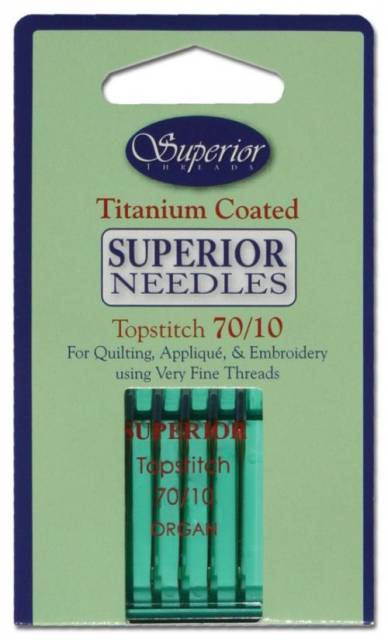 Superior Titanium-Coated Needle  - #70/10